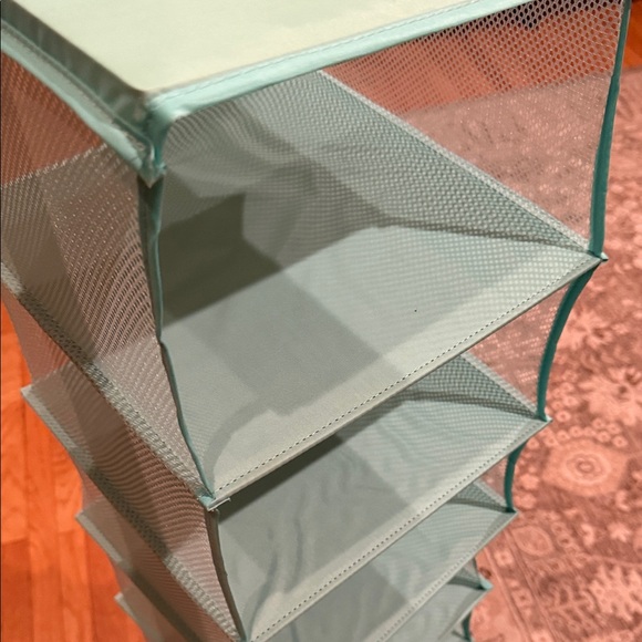 Teal Hanging Organizer for handbags/shoes/scarves/sweaters - Picture 4 of 15